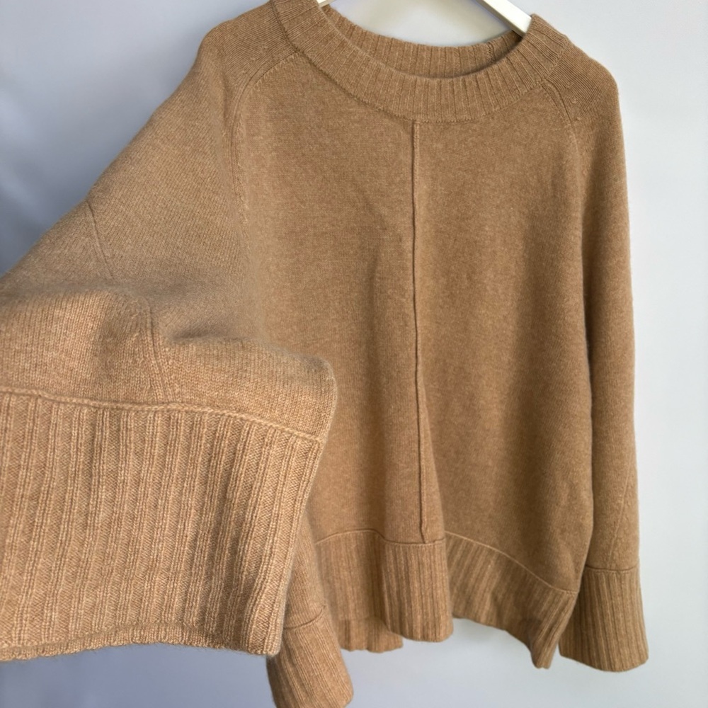 NWT Anthropologie The Chandler Cashmere Crew-Neck Relaxed Pullover Sweater XL - Picture 8 of 13